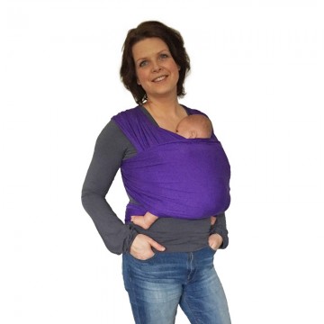 VipCarrier bamboe draagdoek paars